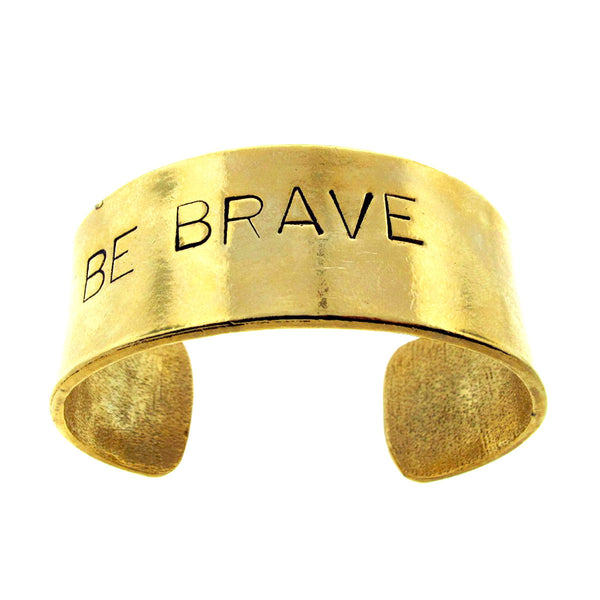 'Be Brave' Cuff