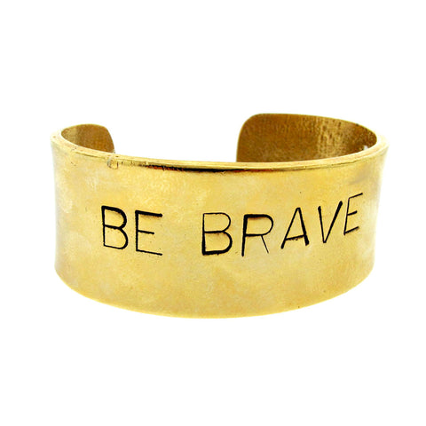 'Be Brave' Cuff