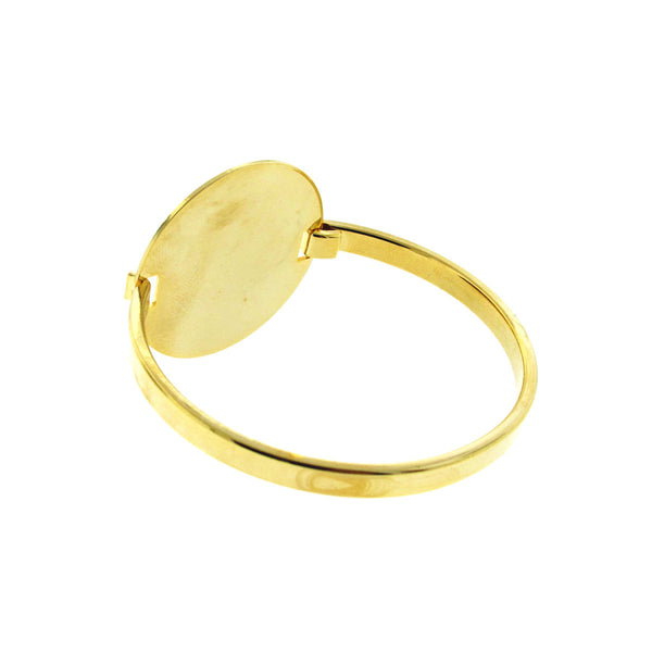 1&5/16" Bangle with Circle Plate