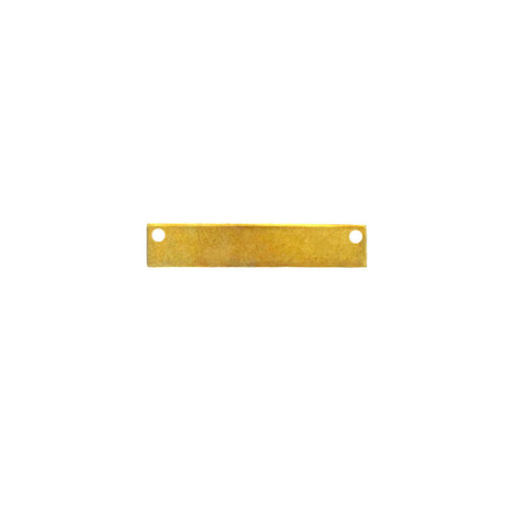 1&1/4"x1/4" Brass & Silver Nickel Narrow Bar