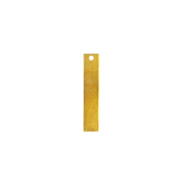 1&1/4"x1/4" Brass & Silver Nickel Narrow Bar