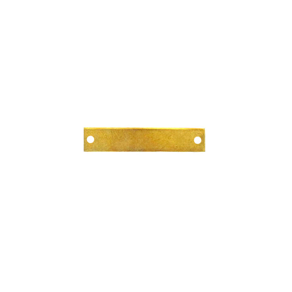 1&1/4"x1/4" Brass & Silver Nickel Narrow Bar