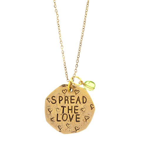 'Spread The Love' Peridot Necklace