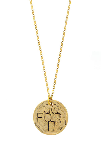 'Go For It' Necklace