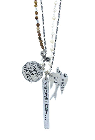 Never Say Never Convertible Necklace