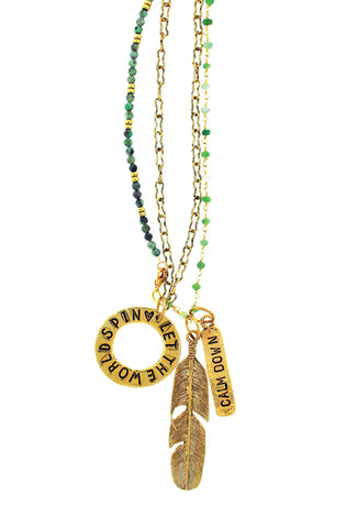 Let the World Spin Convertible Necklace