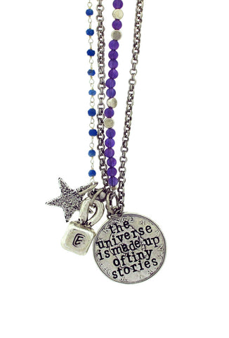 The Universe Is Made Up of Tiny Stories Convertible Necklace