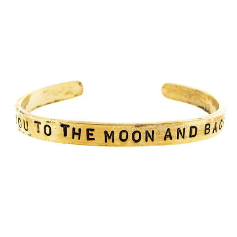 'Love You to the Moon and Back' Cuff