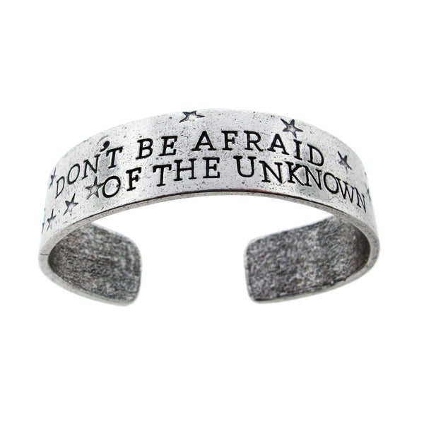 'Don't Be Afraid of the Unknown' Cuff