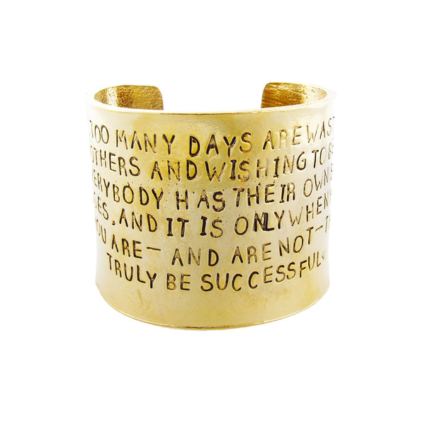 'Be Confident' Cuff