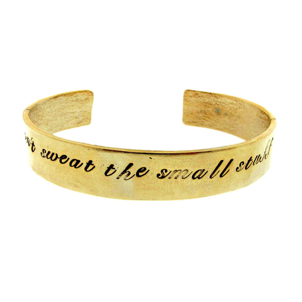 'Don't Sweat the Small Stuff' Cuff