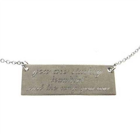 The Way You Are Necklace