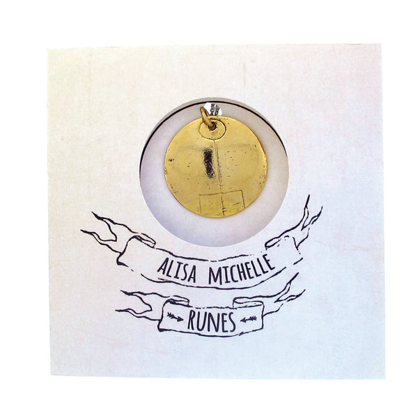 "Love Charm Attracts The Love Of The Person You Most Desire" Rune Necklace