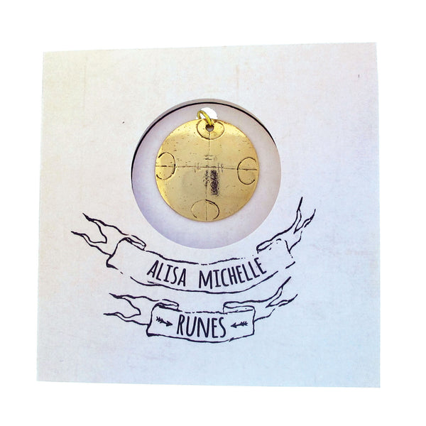 "Wards Off All Negative Forces" Rune Necklace