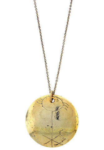 "You Will Come To No Harm In Water" Rune Necklace