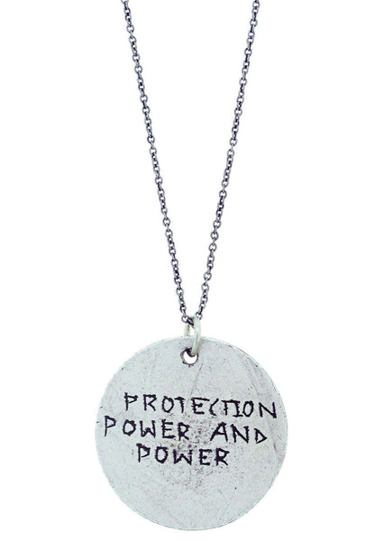 "Protection Power And Power" Rune Necklace