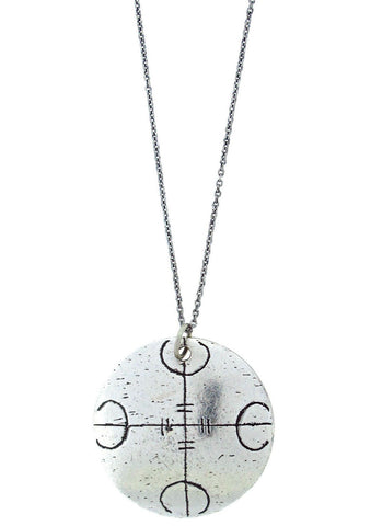"Wards Off All Negative Forces" Rune Necklace