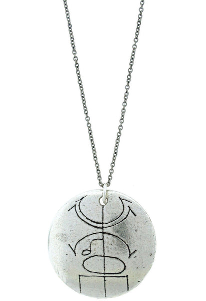'Transpersonal Inspiration Stirrer Of Inspiration' Rune Necklace