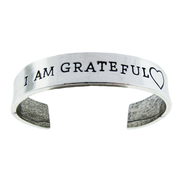 'I Am Grateful' Cuff