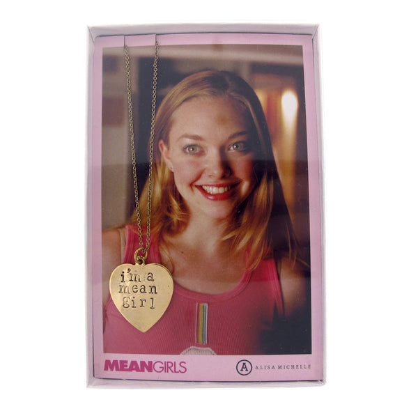 'I'm A Mean Girl/Boo You Whore!' Mean Girl Necklace
