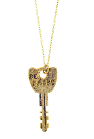 'Be Happy' Necklace
