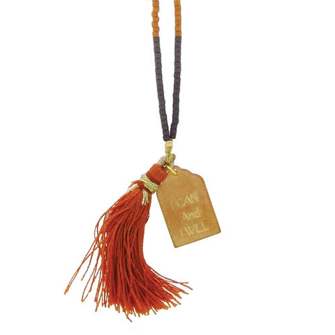 <b>AS SEEN ON RACHAEL RAY!</b> 'I Can and I Will' Mala Necklace