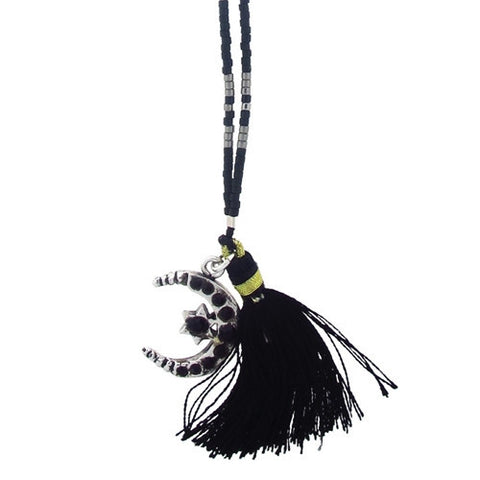 Moon & Star Mala Necklace