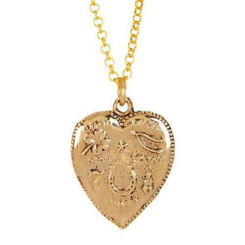 Good Luck Heart Necklace