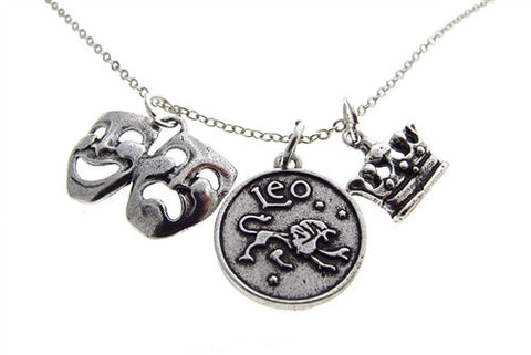 Leo Zodiac Charm Necklace
