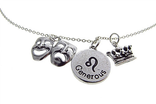Leo Zodiac Charm Necklace