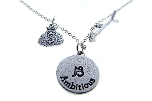 Capricorn Zodiac Charm Necklace
