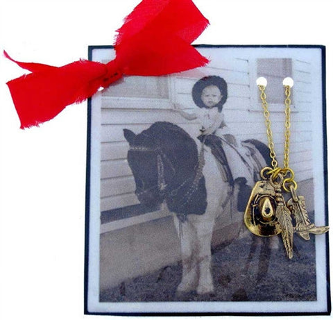 Cowgirl  Picture Card