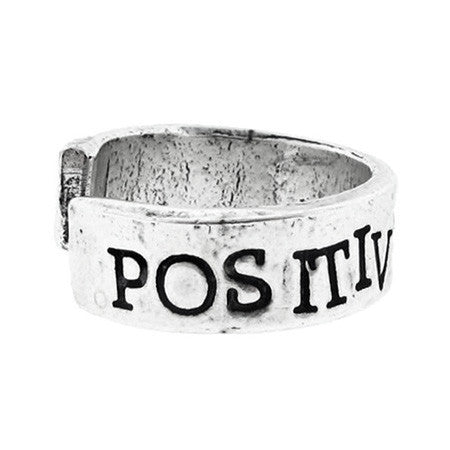 'Positive Thoughts' Ring