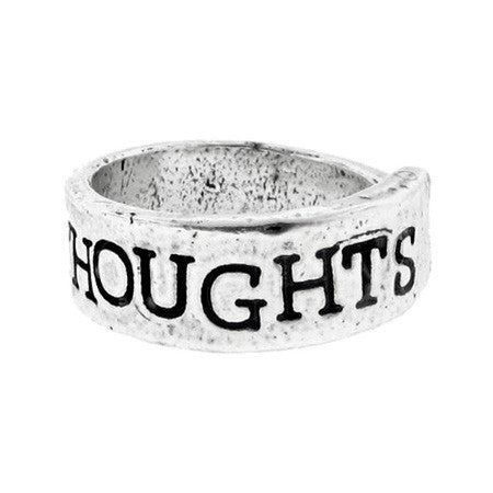 'Positive Thoughts' Ring