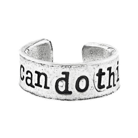 'I Can Do This' Ring
