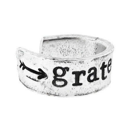 'Grateful' Ring