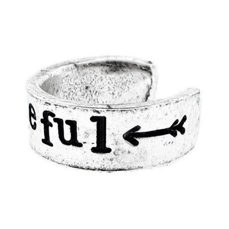 'Grateful' Ring