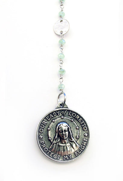 Lady of Loretto Rosary Necklace