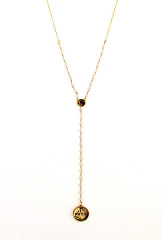 Look Within You Rosary Necklace