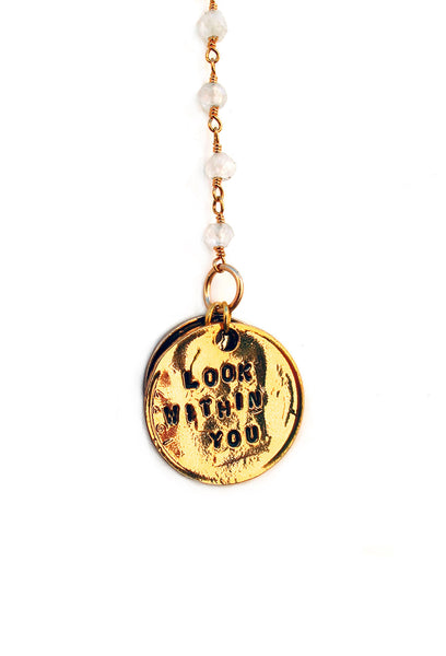 Look Within You Rosary Necklace