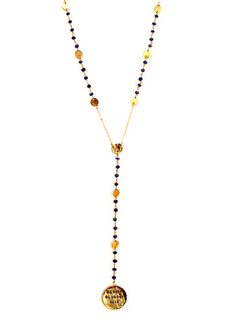 Be True To Thine Self Rosary Necklace