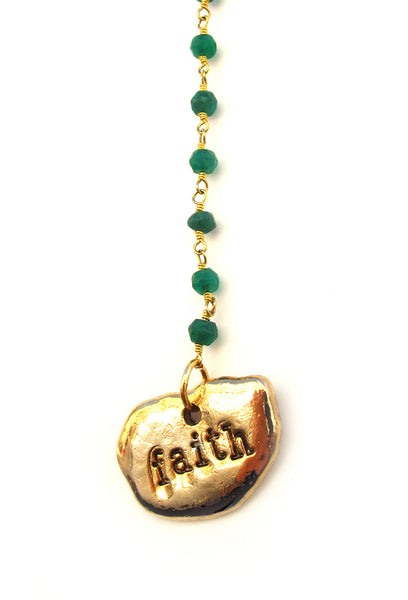 Faith Rosary Necklace