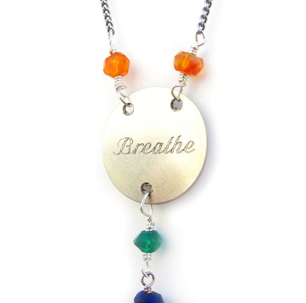 Breathe Rosary Necklace