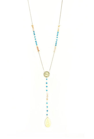 Subway Fare Rosary Necklace