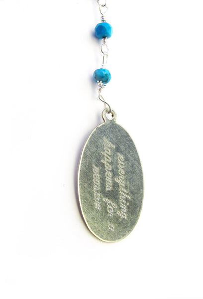 Subway Fare Rosary Necklace