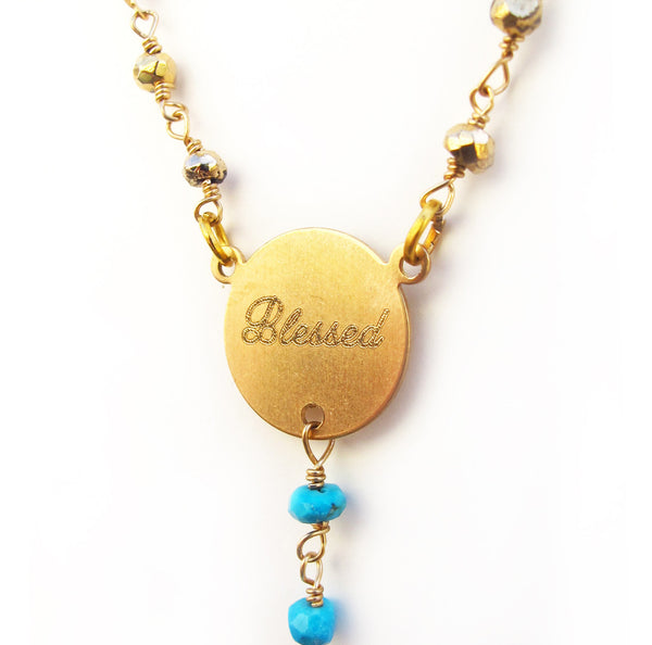 Love The Life You Live - Live The Life You Love Rosary Necklace
