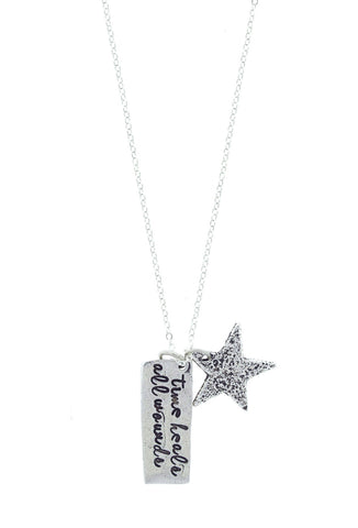 'Time Heals All Wounds' Necklace