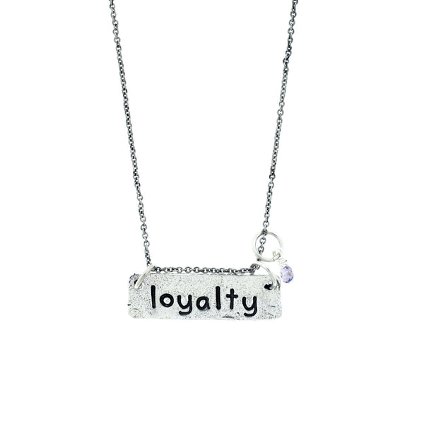 'Loyalty' Amethyst Necklace