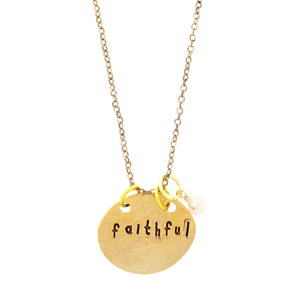 'Faithful' Pearl Necklace