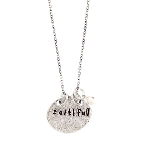 'Faithful' Pearl Necklace